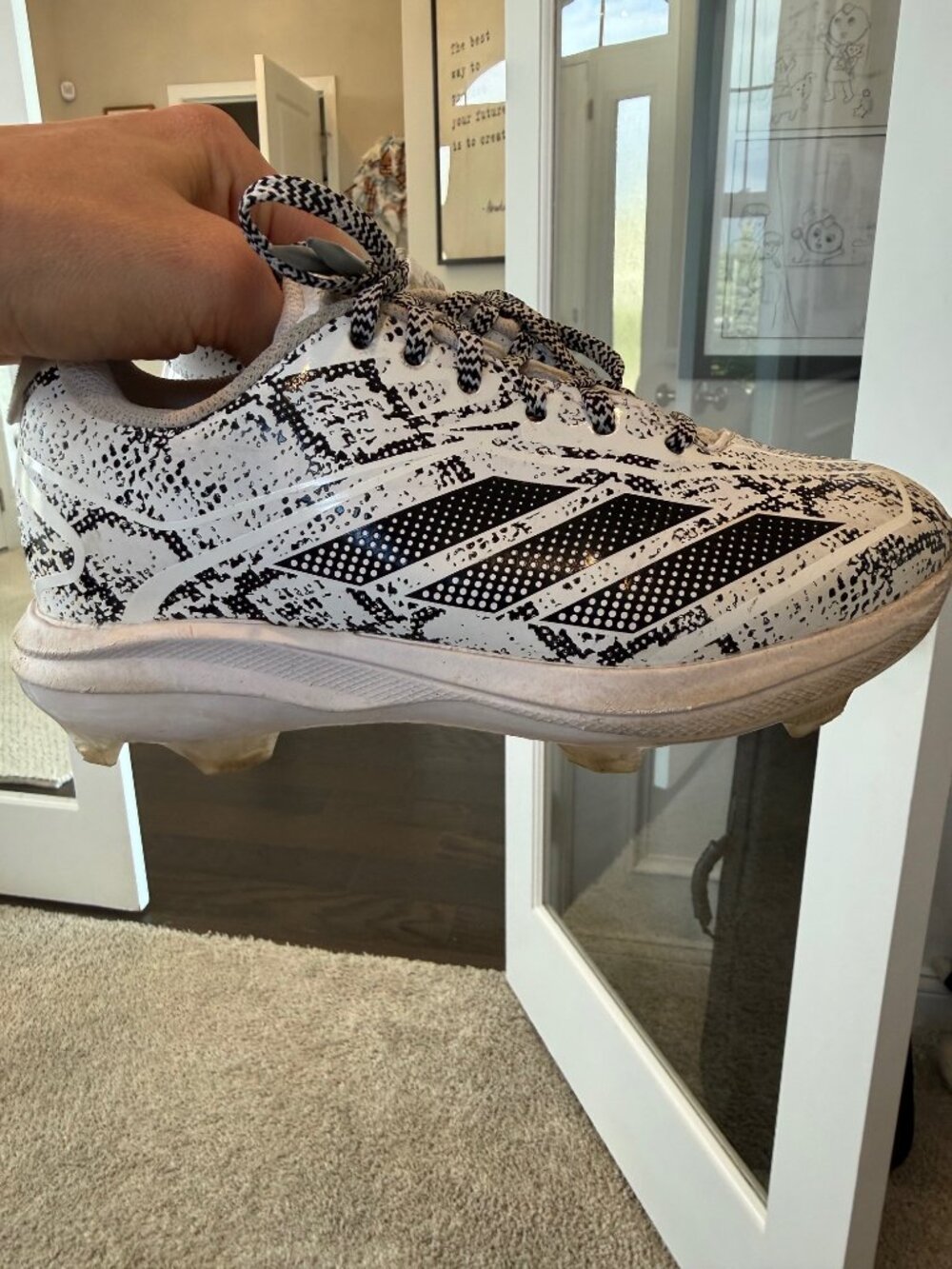 Adidas Boys Baseball Cleats - Size 2